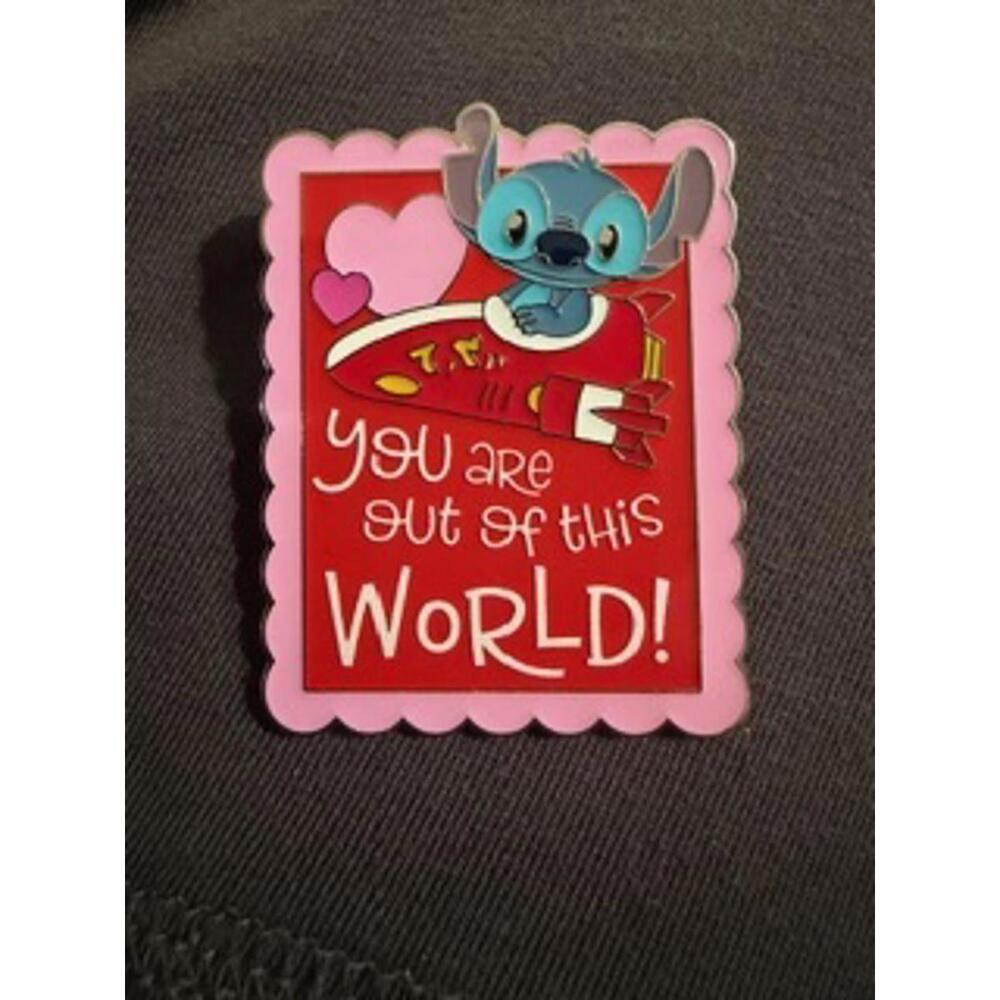 Limited Release Disney Stitch Enamel Pin - You Are Out of This World